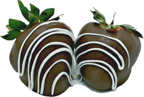 These Chocolate Covered Strawberries Are A Great Gift - The Chocolate Gourmet (498x336), Png Download