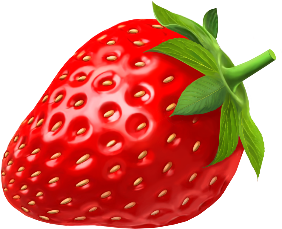 Food Strawberry Wallpapers - Strawberry Png (1000x1000), Png Download