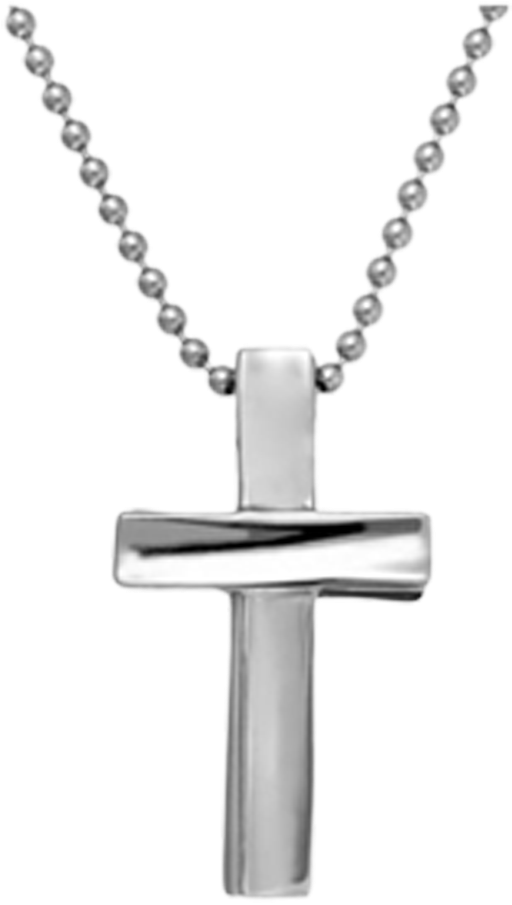 Pendant Png Transparent - Cross Necklace For Men Png (1000x1000), Png Download