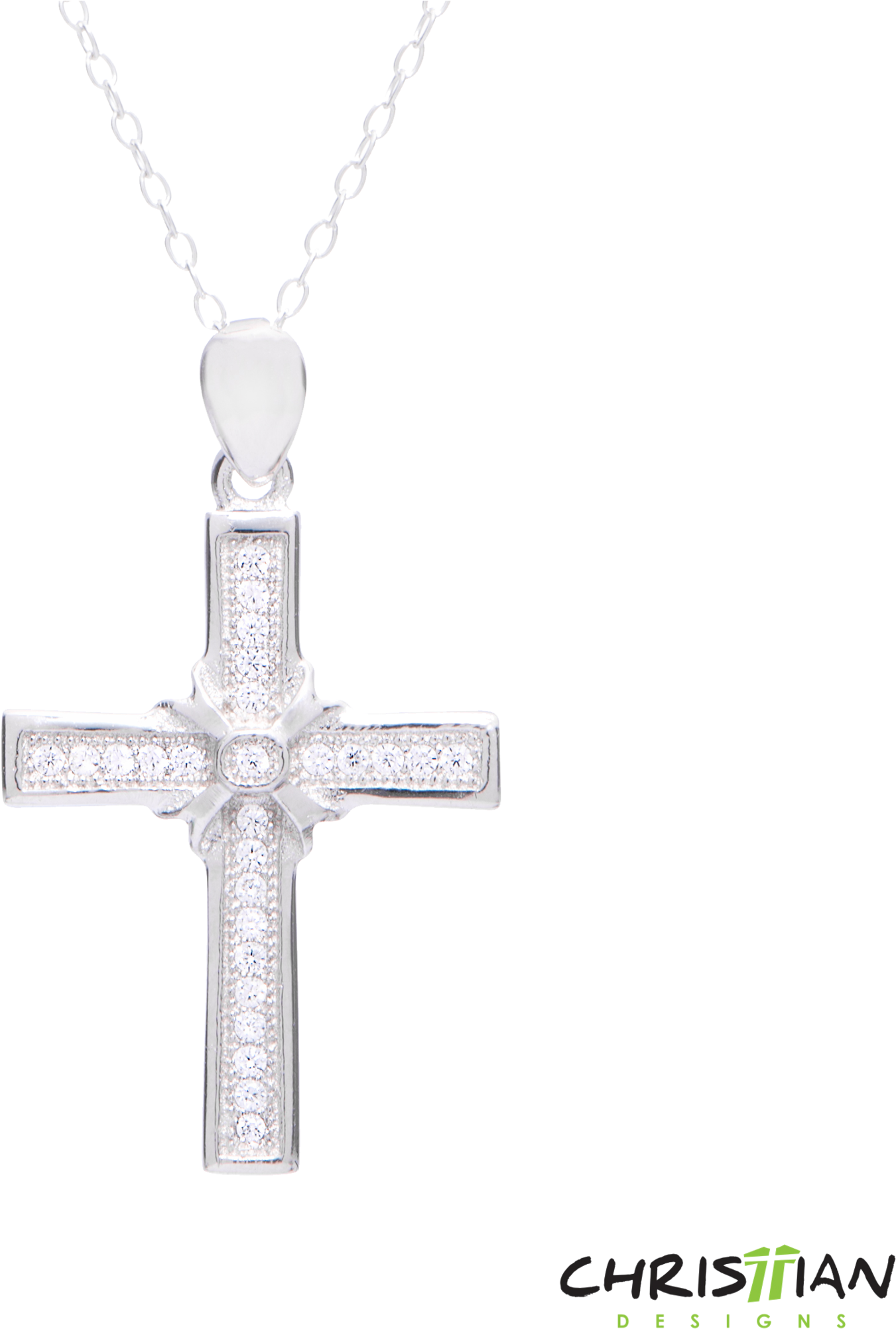Christian Cross Necklace - Christian Cross Necklace Png (2048x2048), Png Download