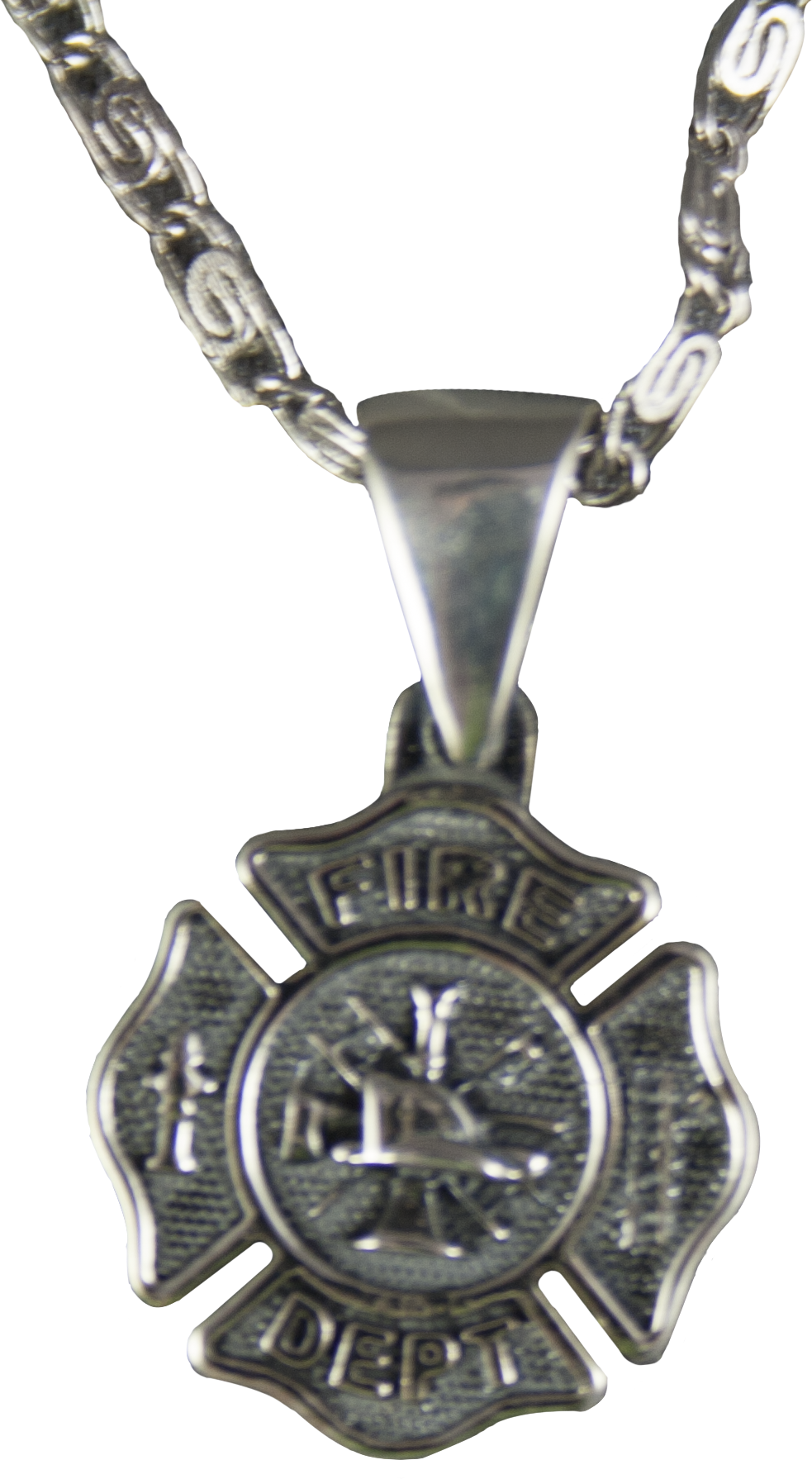 Firefighter Axe Necklace (983x1790), Png Download