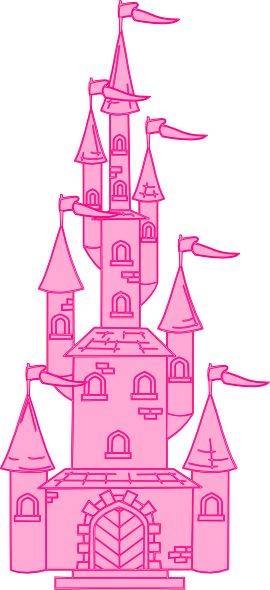 Castle Clip Art At Clker - Princess Castle Clip Art (270x590), Png Download