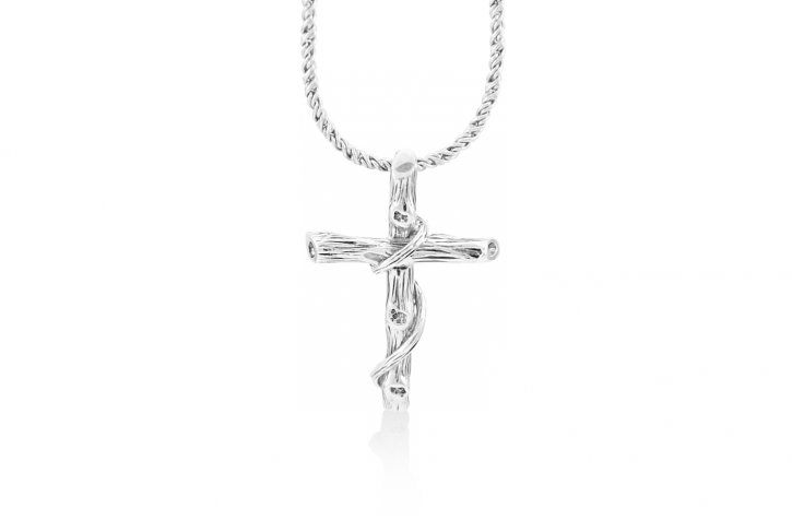 Rustica Cross Pendant - Locket (725x487), Png Download