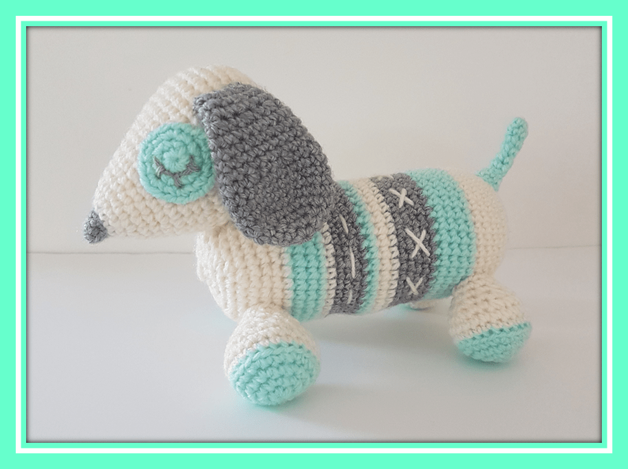 Supplies Size 4mm Crochet Hook - Dachshund (913x681), Png Download