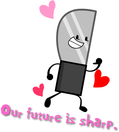 Knife Valentine By Thetgrodz-d76c8mc - Object Show Valentines (451x539), Png Download