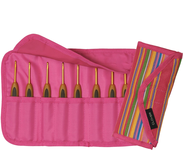 More Views - Clover Getaway Case For Soft Touch Crochet Hooks (600x600), Png Download