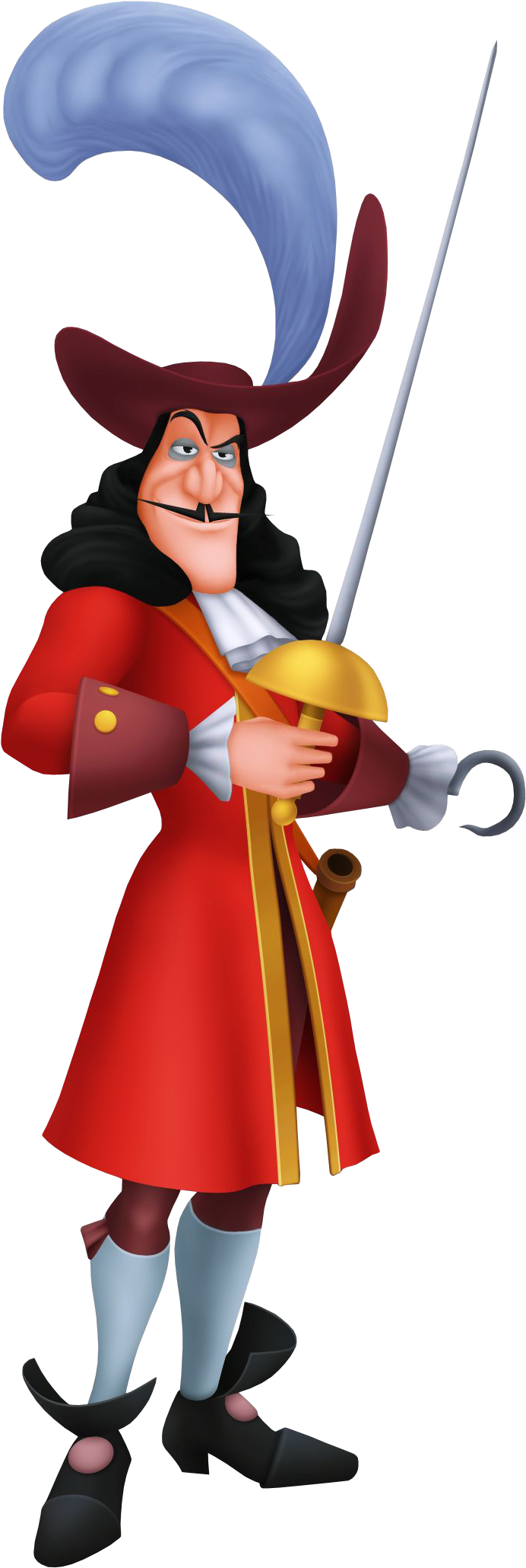 Captain Hook - Captain Hook Png (1129x2142), Png Download