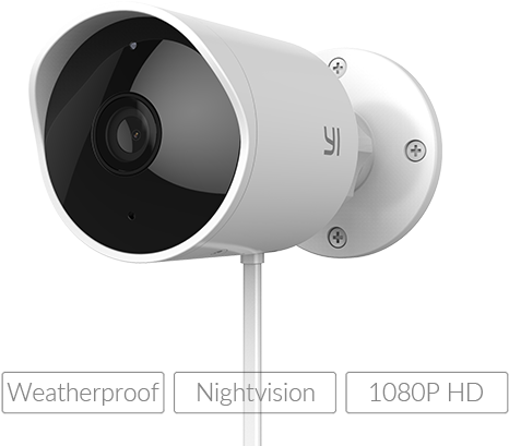 Yi Outdoor Security Camera (480x480), Png Download