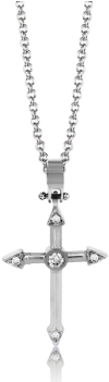14kw Diamond Cross Pendant - Dp194 18k Gold And Diamond Pendant From Simon G. (350x350), Png Download