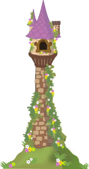 Rapunzel Minus Castillos Pinterest Clip Art And - Rapunzel Tower Clip Art (286x544), Png Download