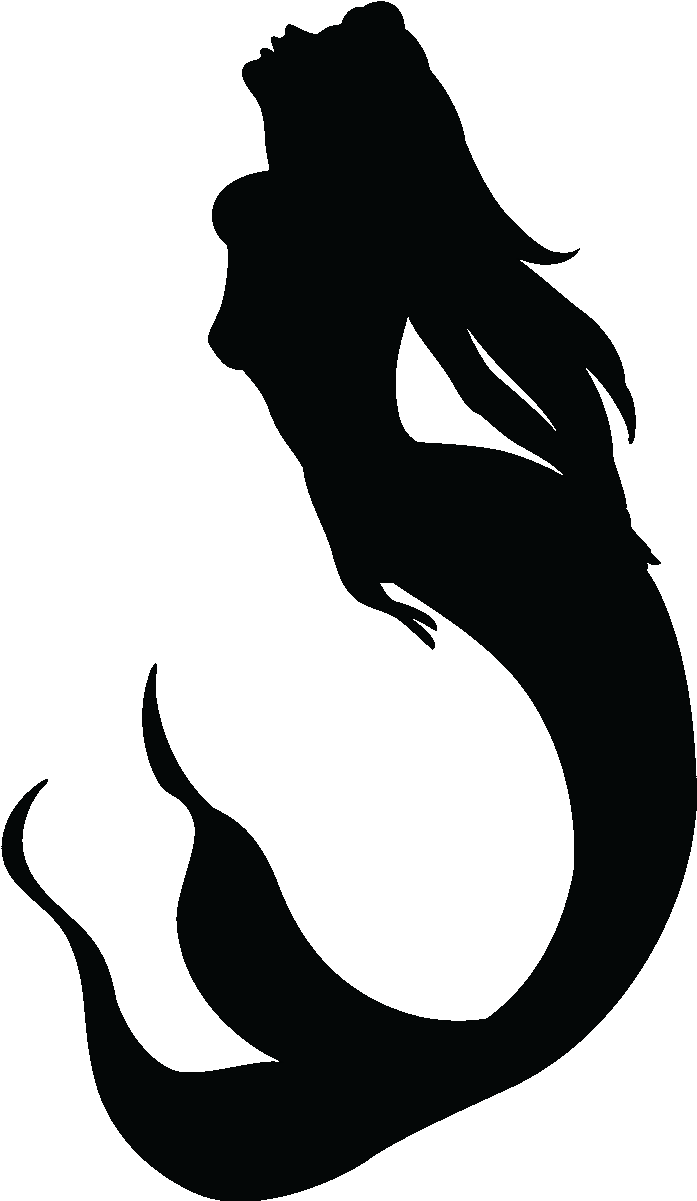 Silhouette De Sirène (1200x1200), Png Download