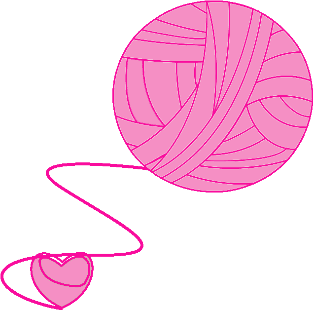 Download Crochet Clipart Pink Yarn Yarn Crochet Hook Png Full Size