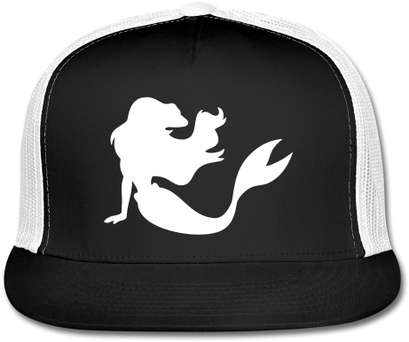 Mer Cap Trucker Cap - Little Mermaid Car Sticker (500x500), Png Download