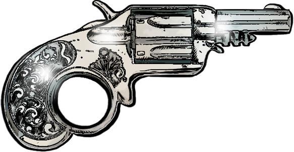 Westernhandguns 0016 Knuckleduster (583x303), Png Download