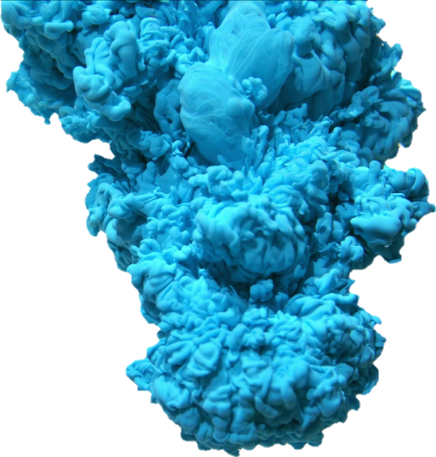 Blue Color Smoke Png (630x661), Png Download