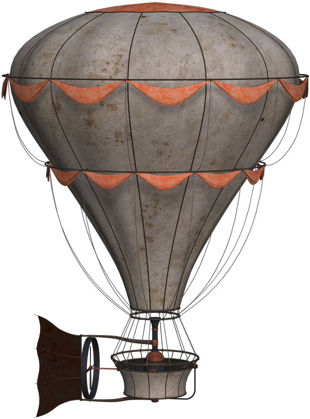 Download - Steampunk Png Airship (960x720), Png Download