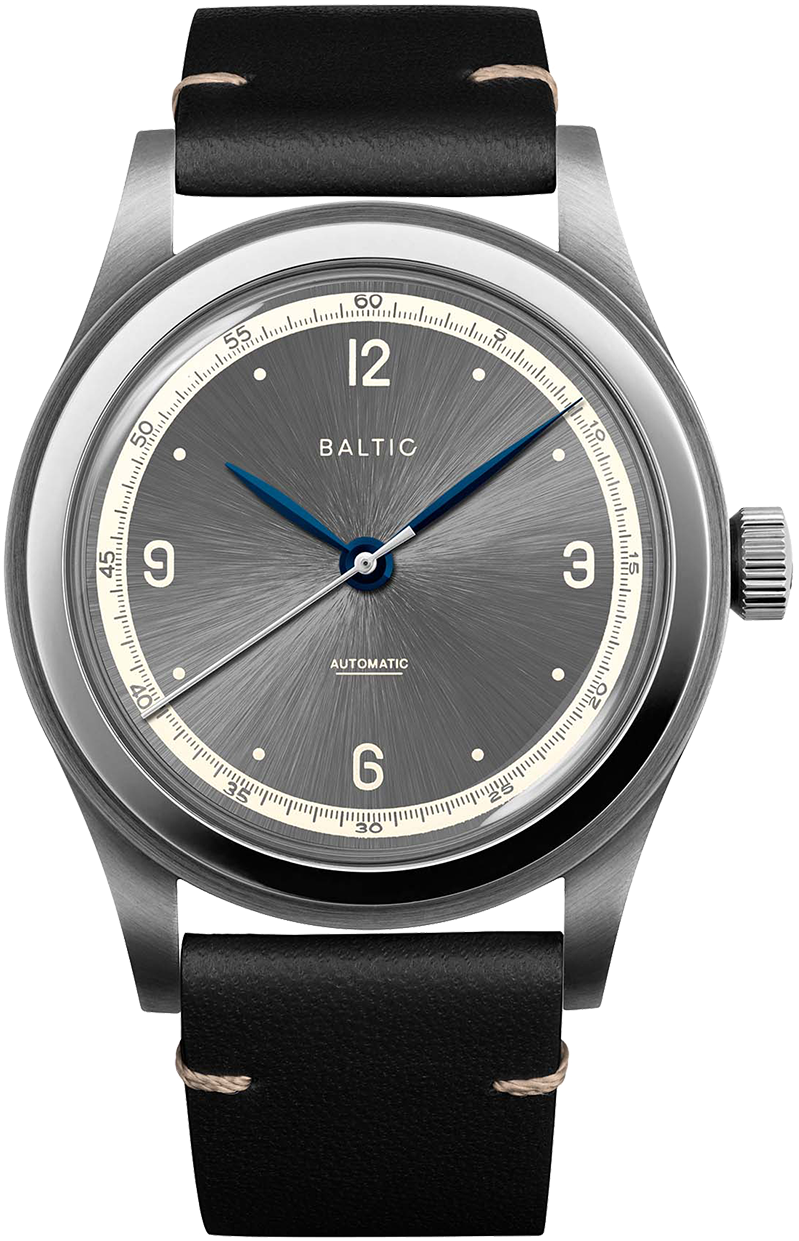 Chronograph Bicompax - Baltic Bicompax 001 Black Gilt (945x1300), Png Download