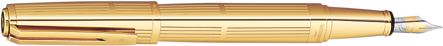 Exception Solid Gold Fountain Pen Gt - Waterman Exception Precious Metals Sterling Silver (940x415), Png Download