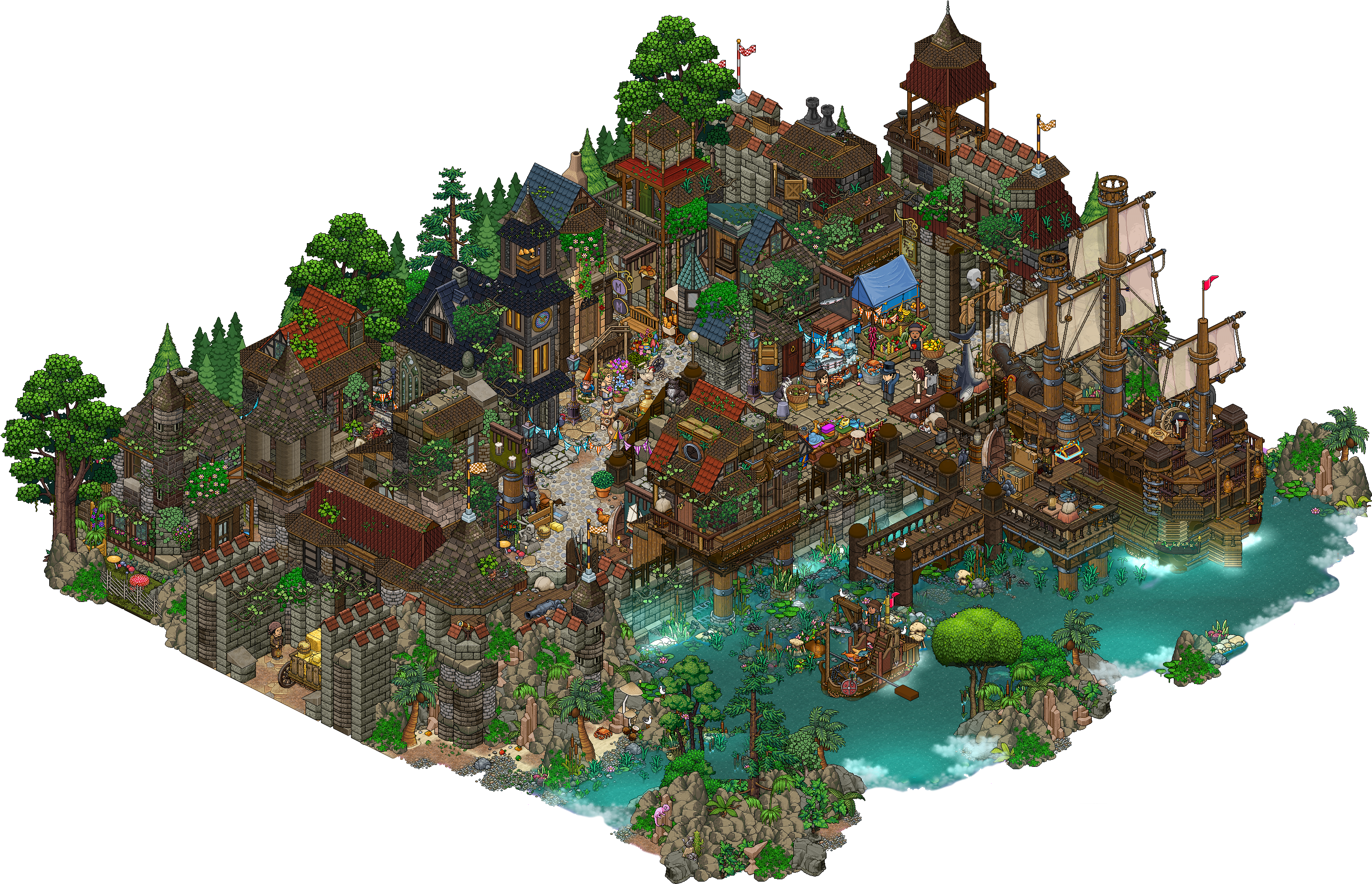 63yeeq37xpa01 - Habbo Deviantart (3030x1952), Png Download