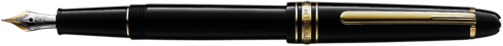 /ml 21/montblanc/montblanc Classique Meisterstuck Fountain - Montblanc 106515 Gold-coated Classique Fountain Pen (1000x264), Png Download