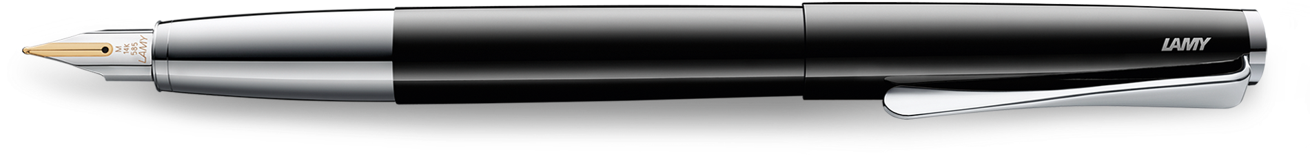 Lamy Studio Pianoblack Fountain Pen - Lamy Safari Ballpoint Pen (1960x450), Png Download