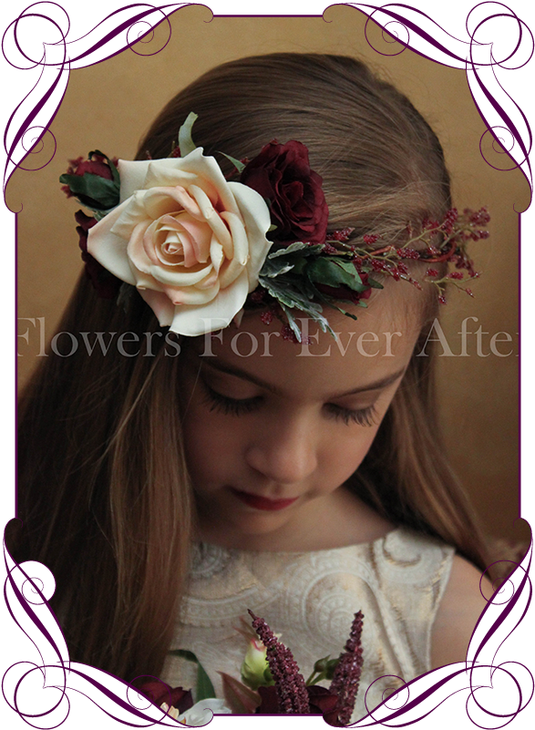 Silk Artificial Boho Rustic Wedding Flowergirl / Flower - Corsage (608x822), Png Download