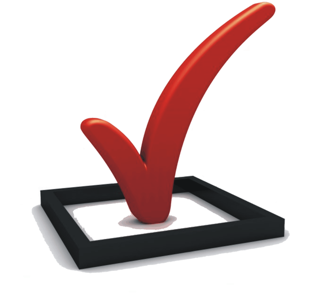Clipart Stock Check Mark Computer Icons Checklist Clip - Vote Check Mark (665x665), Png Download
