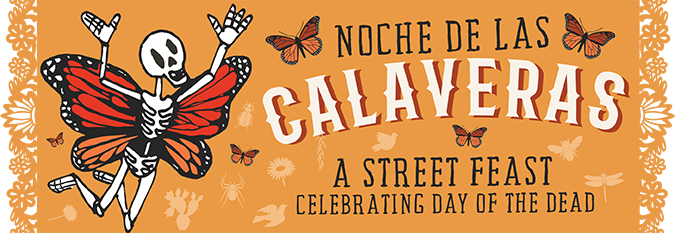 Noche De Las Calaveras - Day Of The Dead (675x233), Png Download