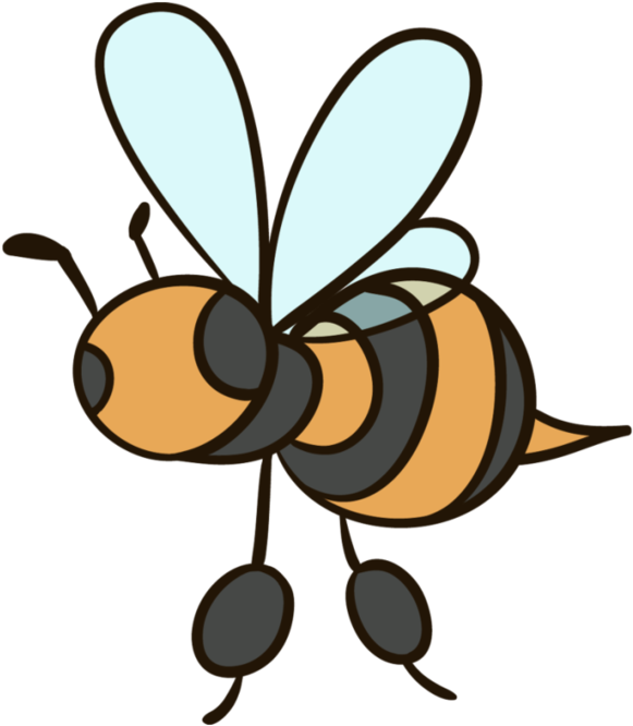 Bees, Png - Bee (600x685), Png Download