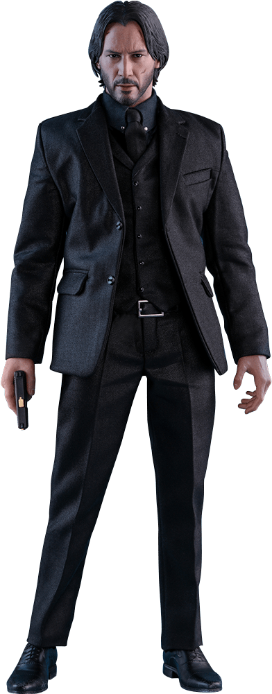 John Wick 2 John Wick Sixth Scale Figure - John Wick 2 Suit (480x1000), Png Download