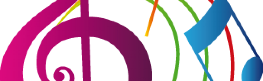 Notas Musicales 5 - Notas Musicales De Colores (870x270), Png Download