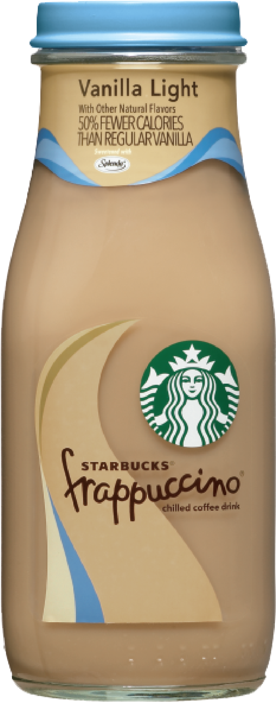 Starbucks Frappuccino Vanilla Light (971x2463), Png Download