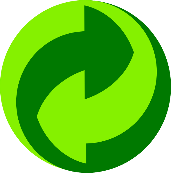 Green Dot Gruener Punkt Clipart Png For Web (588x596), Png Download