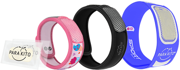 Mosquito Repellent Bracelets - Parakito Mosquito Repellent Kids Wristbands : Design (600x243), Png Download