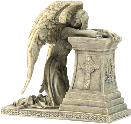 Gothic Mourning Angel Statue - Warrior Angel Renaissance Angel Statues (555x555), Png Download