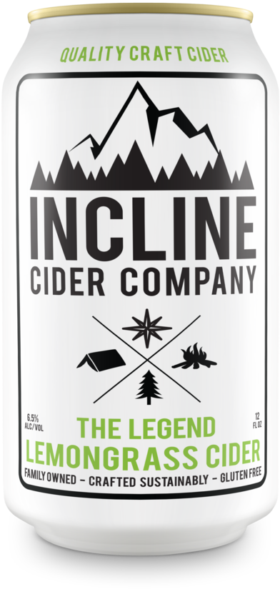 Lemongrass Legend Correct - Incline Cider Cider, The Legend Lemongrass - 6 Pack, (1000x900), Png Download