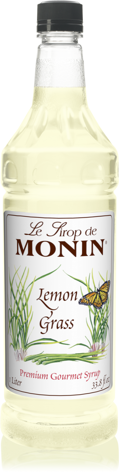 Lemongrass Syrup - Monin Lemongrass Syrup (776x1552), Png Download