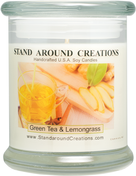 Green Tea & Lemongrass Status 12-oz - Stand Around Creations Spa Sensations Status 12-oz., (450x577), Png Download