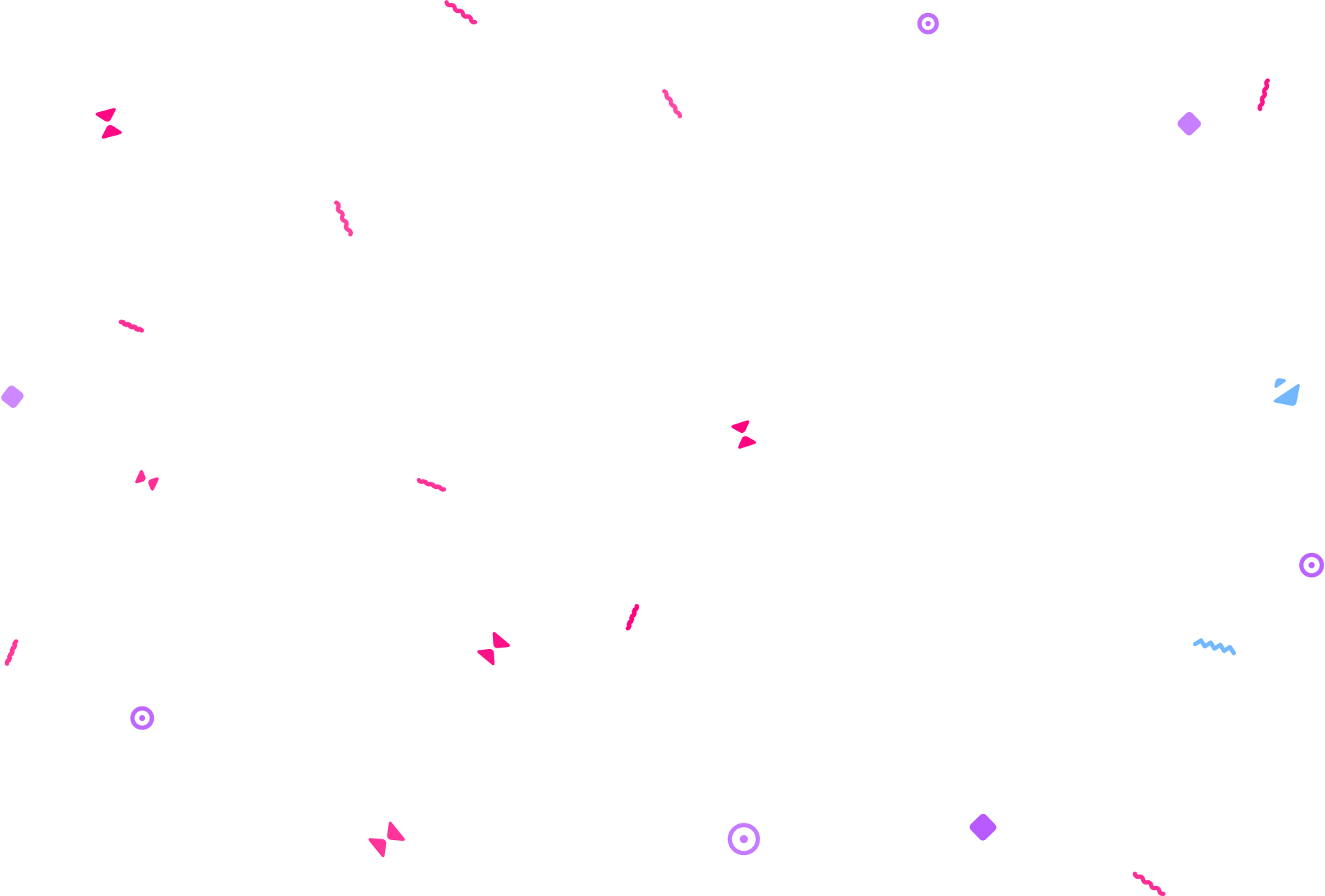 Sketch Confetti - Lavender (1844x1248), Png Download