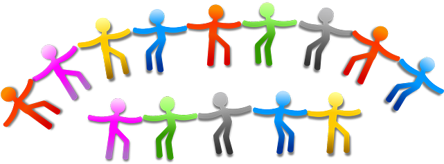 Teamwork, Team, Group, Community, Family, Friends - Gambar Lambang Persahabatan (640x320), Png Download