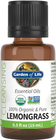 Garden Of Life Lemongrass Organic 15 Ml Essential Oil - Garden Of Life Essential Oils (500x500), Png Download
