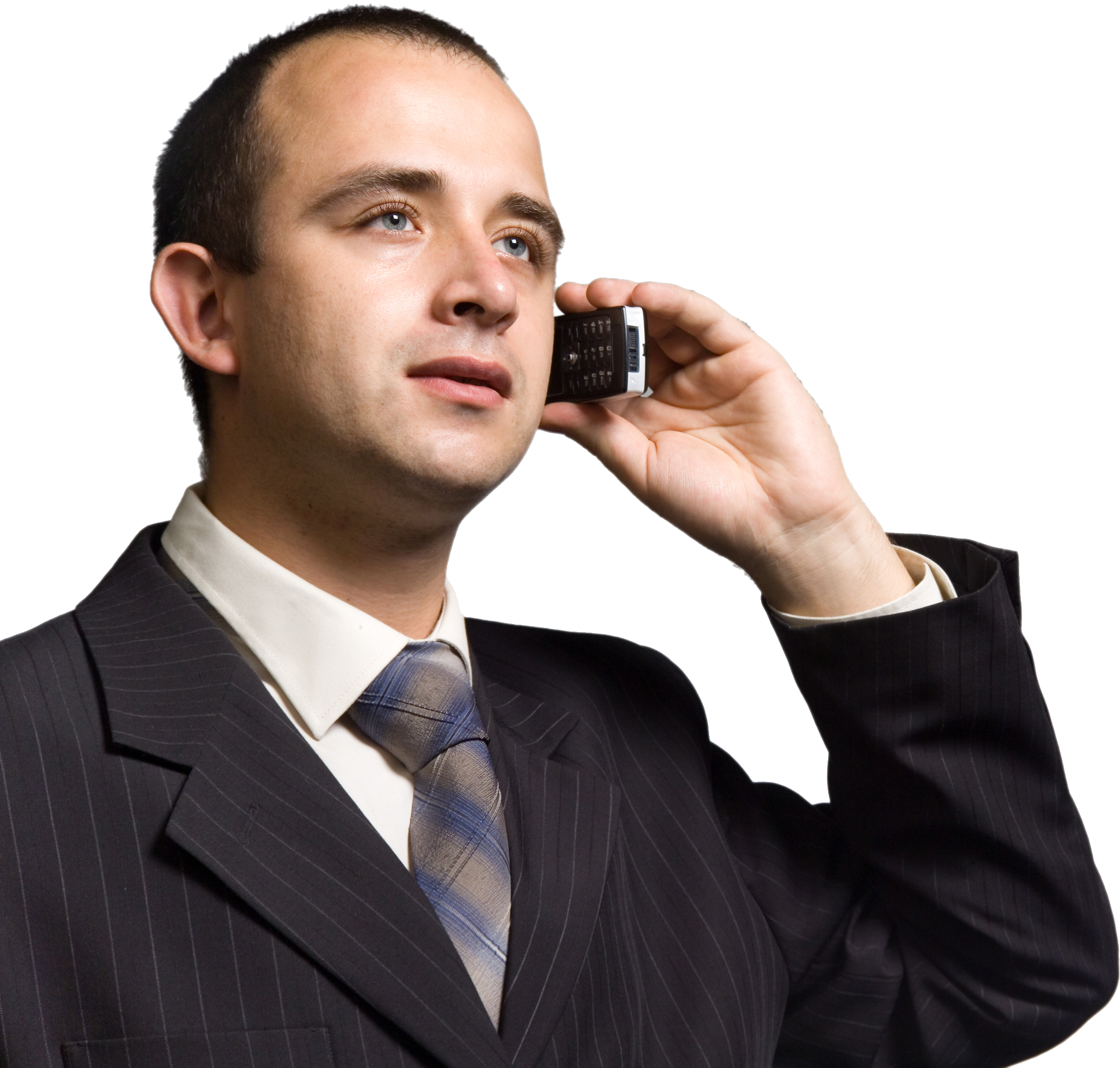 Business Man Png Image - Businessman On The Phone Png (2091x1994), Png Download