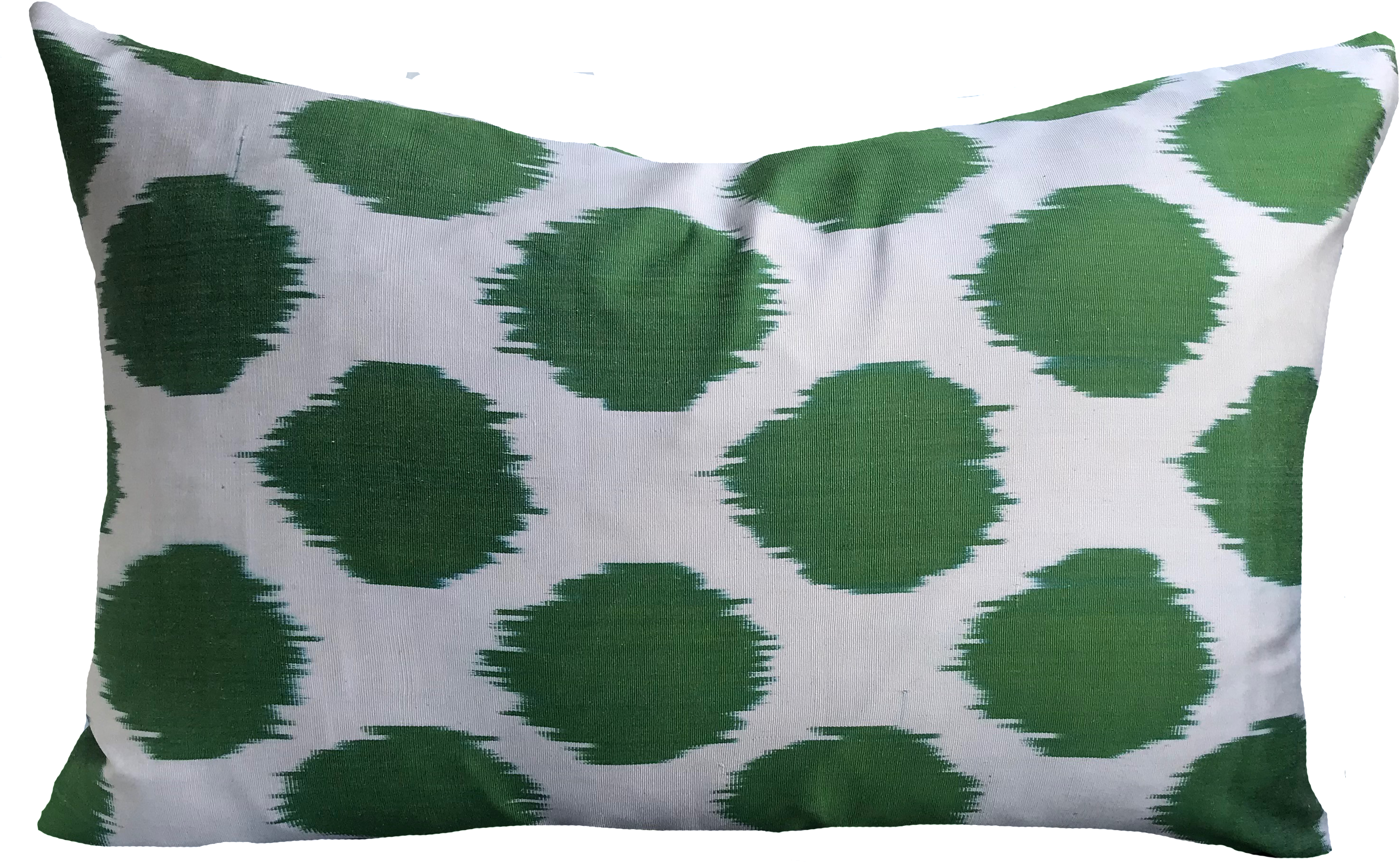 Green Dot Silk Ikat - Plaid (3043x2007), Png Download