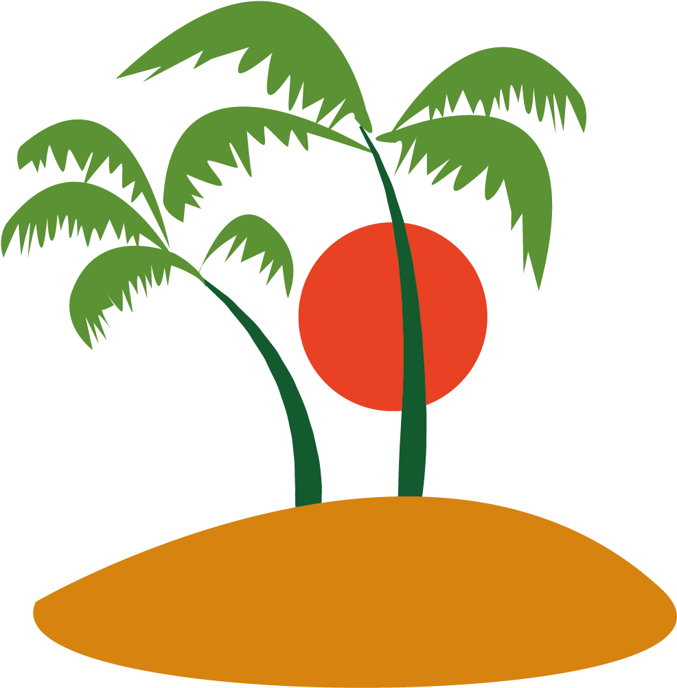 Ilha Do Coqueiro Coconut Tree Clip Art - Ilha Coqueiro Png (1135x1134), Png Download