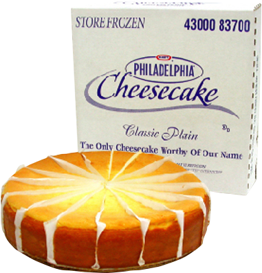 필라델피아 치즈케익 플레인 - Philadelphia Cheesecake, Classic Plain - 60 Oz (580x580), Png Download