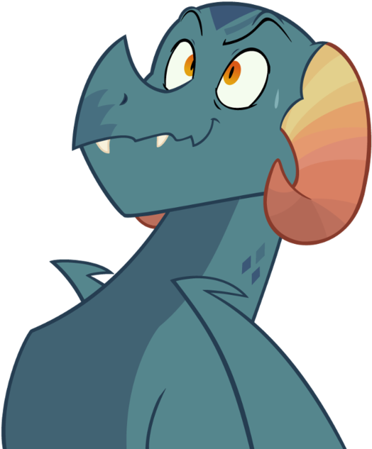 Queencold, Dragon, Dragon Lord Torch, Male, Nervous, - Cartoon (600x669), Png Download