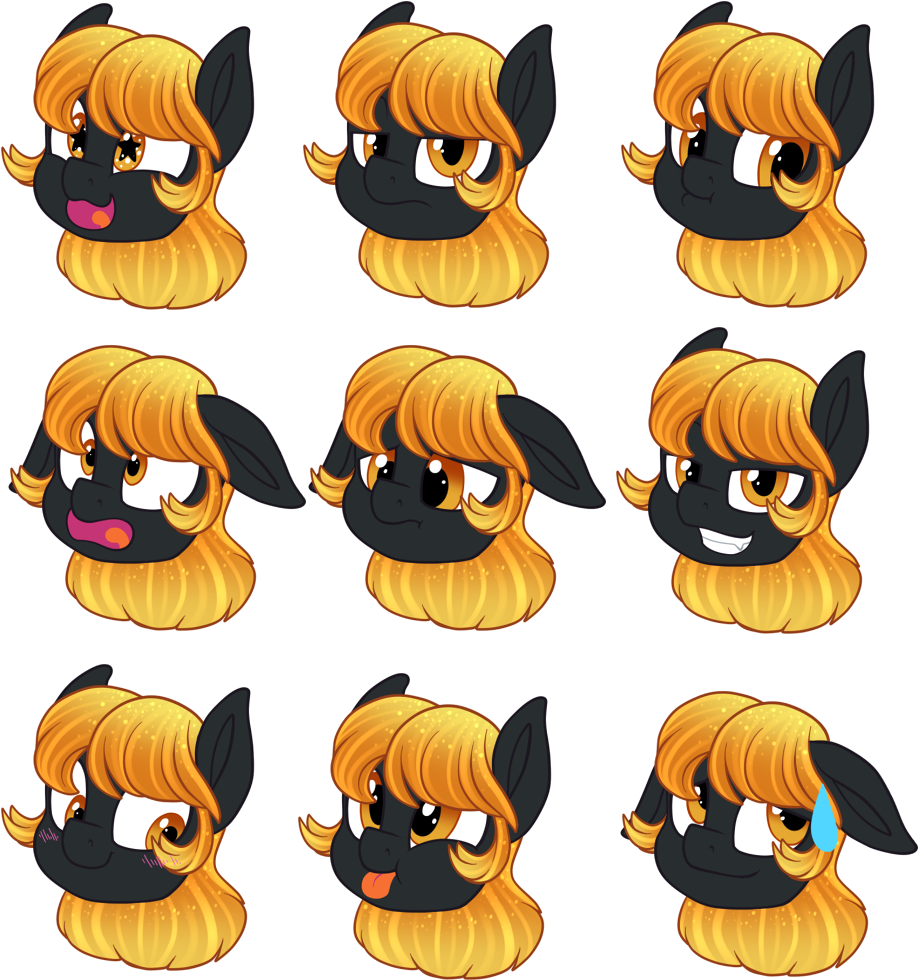 Breioom, Derpibooru Exclusive, Emotes, Expressions, - Artist (936x1005), Png Download