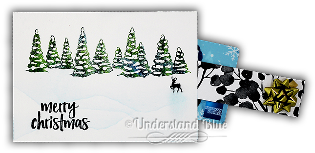 Then I Tore Some Masking Paper And Brushed Light Snowdrifts - Concord And 9th Christmas Cottage Stamps (650x331), Png Download