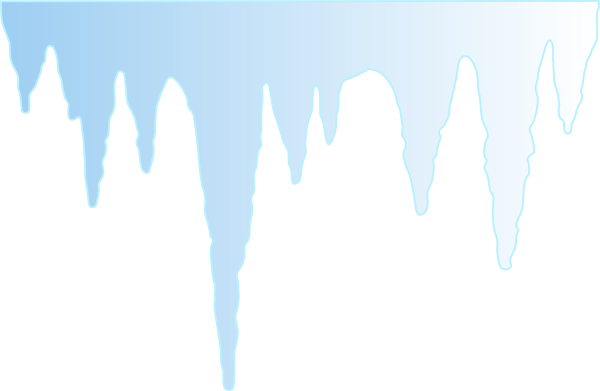 Icicle Blue White Fade Svg Clip Arts 600 X 391 Px (600x391), Png Download