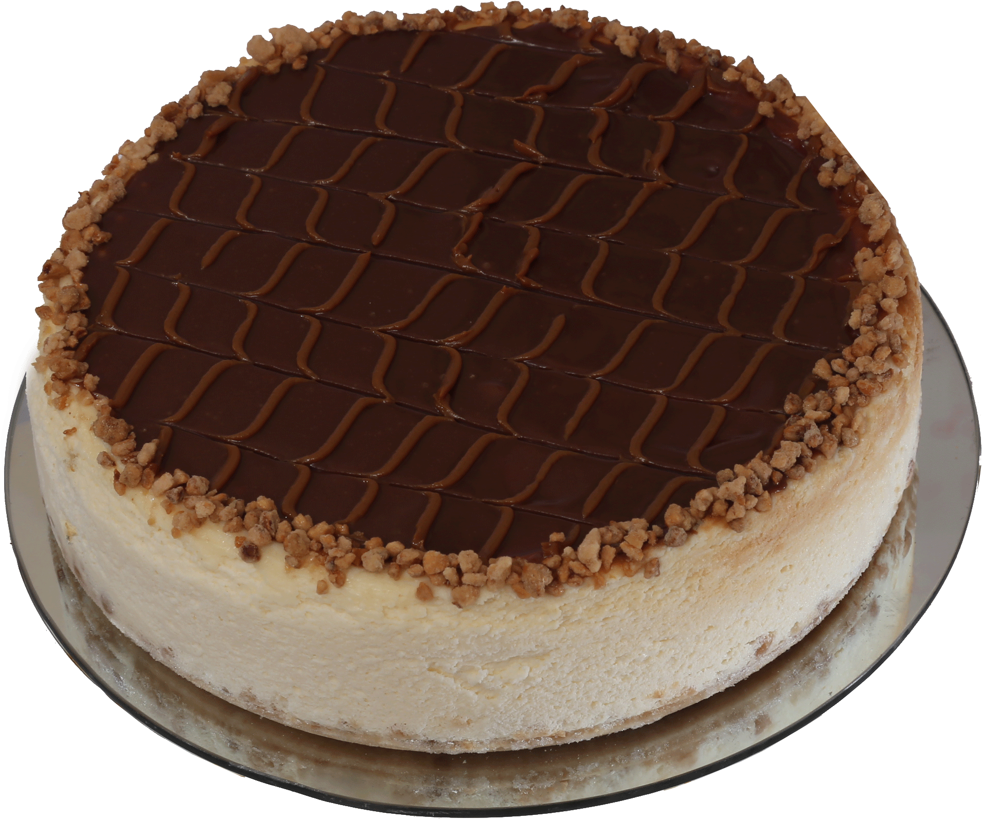 Classic Caramel Cheesecake - Cheesecake (3648x2432), Png Download